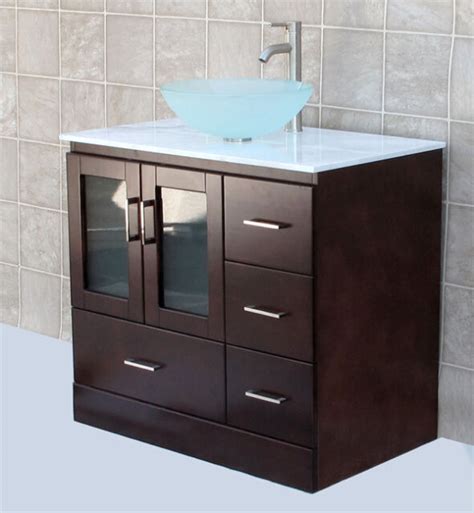 You may found another bathroom vanity vessel sink cheap better design concepts. 36" Bathroom Vanity 36-inch Cabinet White top Vessel Sink ...