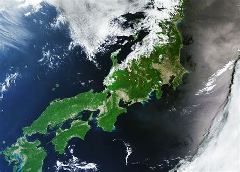 Earth From Space Japan Spaceref