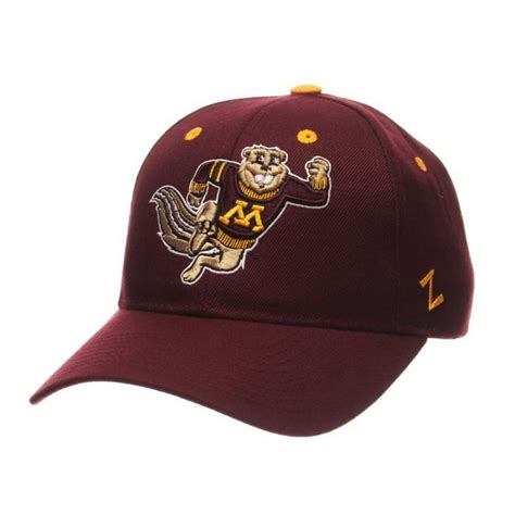 Zephyr Hats Minnesota Golden Gopher University Hat Cap Ncaa College