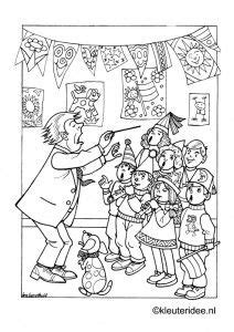 It's high quality and easy to use. Coloring page children's choir | Children's Choir | Kids ...
