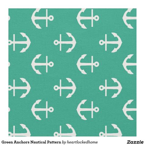 green anchors nautical pattern fabric nautical pattern fabric patterns pattern