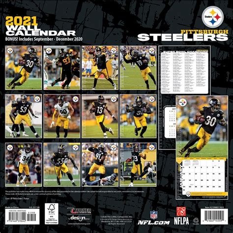 Pittsburgh Steelers Calendar 2021 Calendar Apr 2021