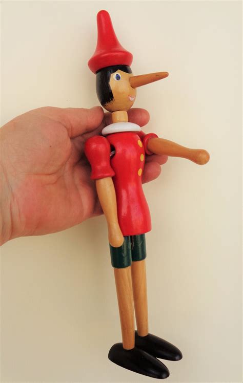 Famous Pinocchio Italian Wooden Boy Doll Vintage Pinocchio Etsy
