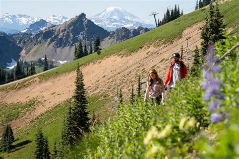 Scenic Washington State Summer Fun At Crystal Mountain