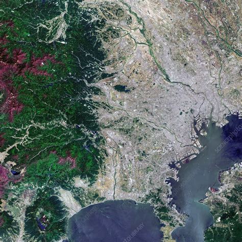 Tokyo Japan Satellite Image Stock Image C0467526 Science Photo