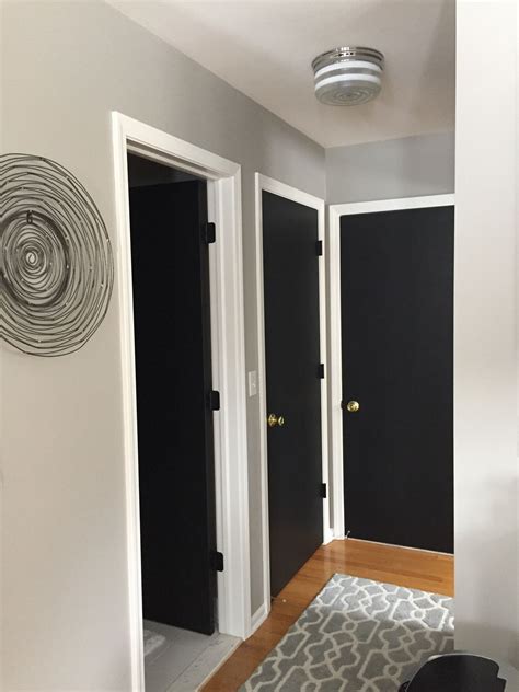 10 Black Painted Interior Doors Decoomo