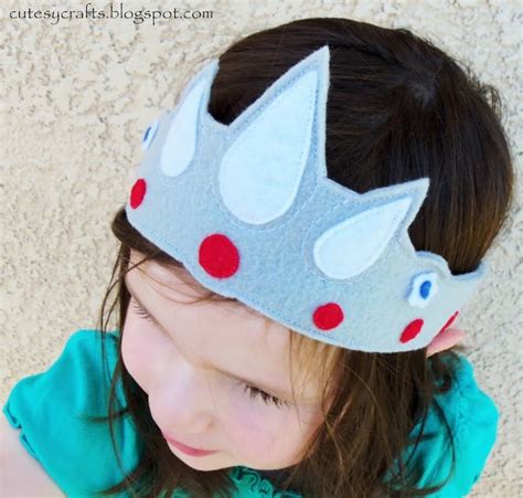 Felt Princess Crowns Cutesy Crafts