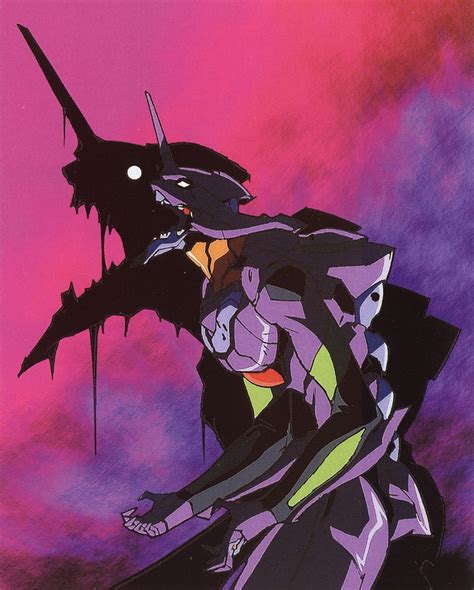 Ilustración De Personaje Robot Púrpura Neon Genesis Evangelion Eva
