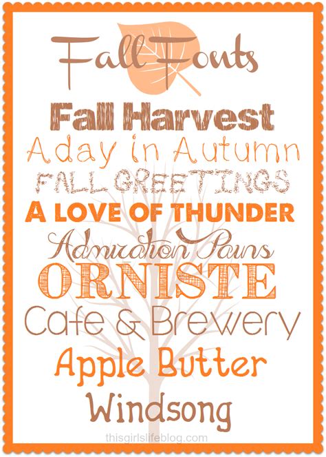 Fall Friday Favorite Free Fall Fonts Juripunek