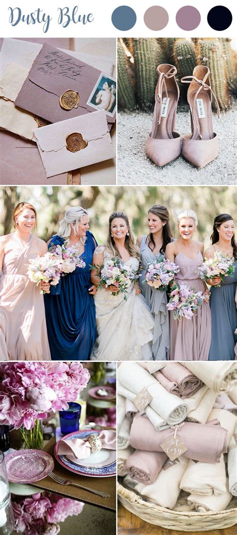 9 Ultimate Dusty Blue Color Combinations For Wedding Wednova Blog