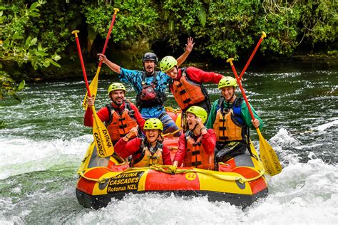 White Water Rafting Rotorua 7m Waterfall Rotoruas Rafting Experts