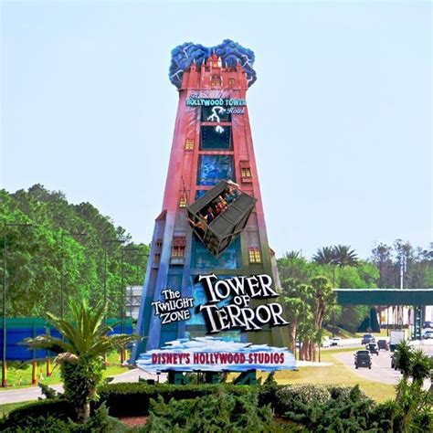 Twilight Zone Tower Of Terror Billboard Ride Disney Hollywood Studios