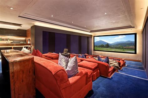 Modern Ranch Home Theater Rooms Home Luxury Homes