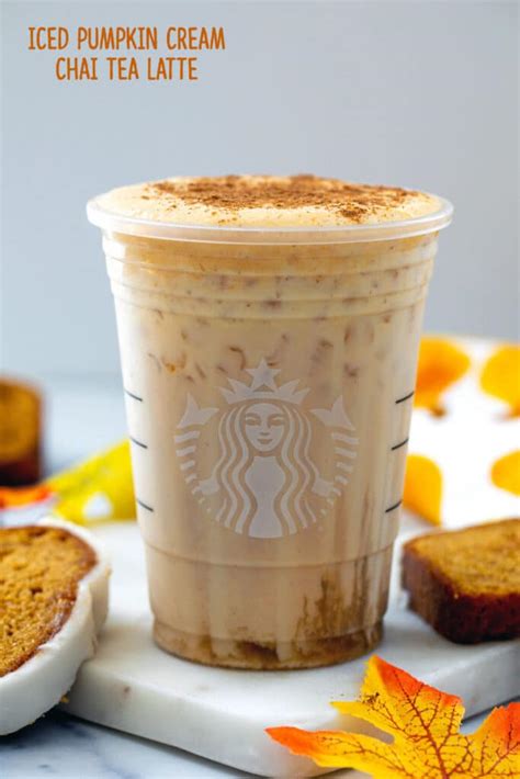iced pumpkin cream chai tea latte {starbucks copycat recipe}