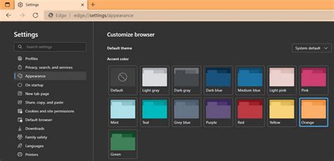 How To Customize Microsoft Edge With Color Theme Picker Yorketech