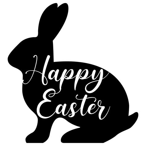 Free Svg Files Svg Png Dxf Eps Easter Bunny Happy Easter