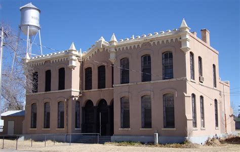 Presidio County Jail Marfa Texas Located To The East Of Flickr
