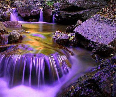 Purple Waterfall Wallpaper For Android Apk Download