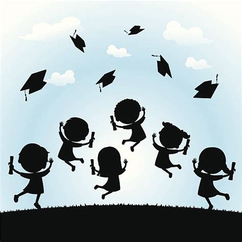Best Elementary Graduation Illustrations Royalty Free Vector Graphics