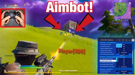Best Exponential Aimbot FPS Console Settings For Competitive Fortnite YouTube