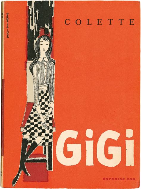 Gigi Colette Estúdios Cor Design Paulo Guilherme 1958 Capas De Livros Vintage Belas Capas