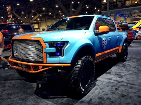 Beautiful Gulf Porsche Le Mans Inspired F 150 Outshines Rest Of Fords