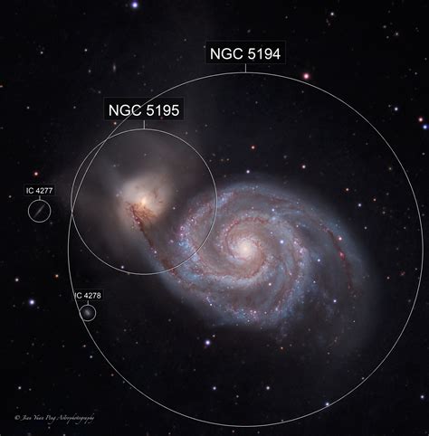 M51 Whirlpool Galaxy Lrgb Jian Yuan Peng Astrobin