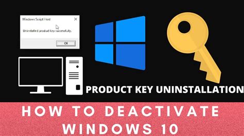 How To Delete Product Key Of Windows 10 How To Deactivate Windows 10