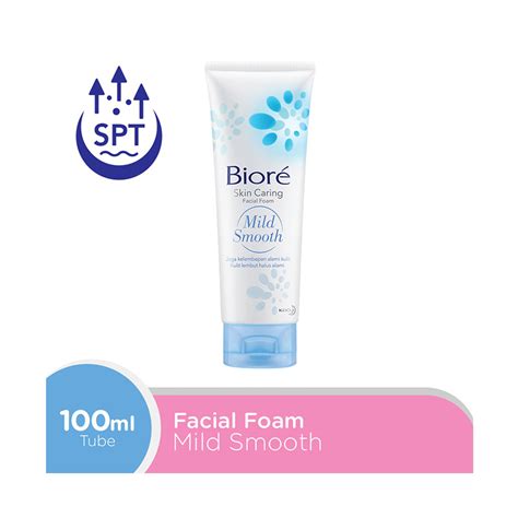 Jual Biore Skin Caring Mild Smooth Facial Foam 100 G Online April