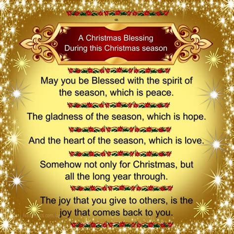 A Christmas Blessing During This Christmas Season Christmas Blessings