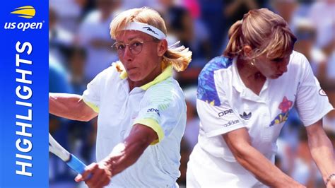 Martina Navratilova Vs Steffi Graf In One Of The Greatest Matches Ever Us Open 1991 Semifinal