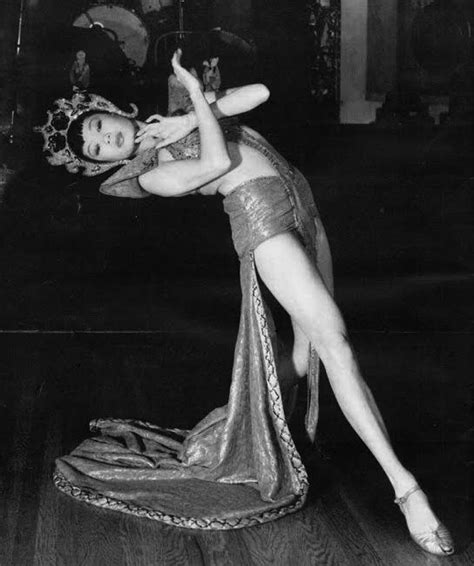 Mysterious Asian Burlesque Dancer 1934 Vintage