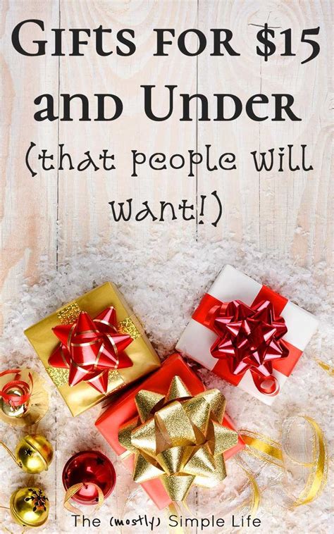 Gifts For And Under That People Will Want Cheap Christmas Gifts Christmas Gifts For