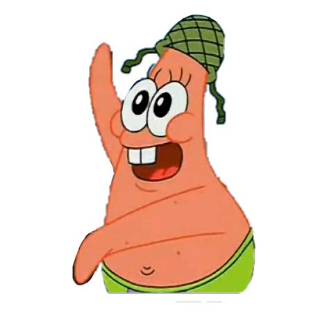 67 Spongebob Squarepants Mentahan Stiker Meme Patrick
