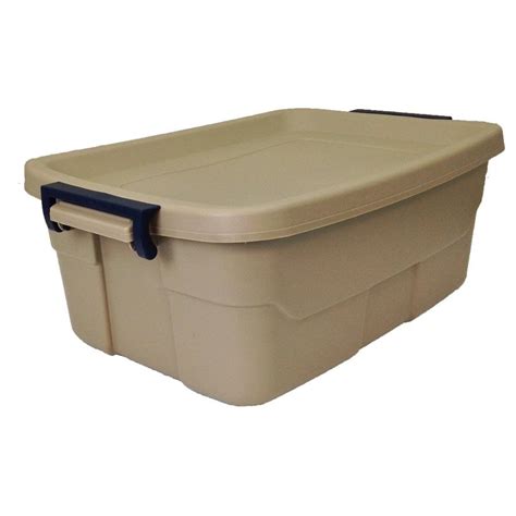 Centrex Plastics LLC Rugged 10 Gal Tote With Latching Lid Lowe S