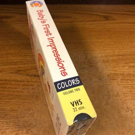 Babys First Impressions Colors Vol 2 Vhs Vcr Video Tape New Sealed