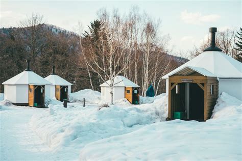 札幌市定山渓自然の村（北海道） ふゆキャン 安全で暖かい冬キャンプを楽しもう！