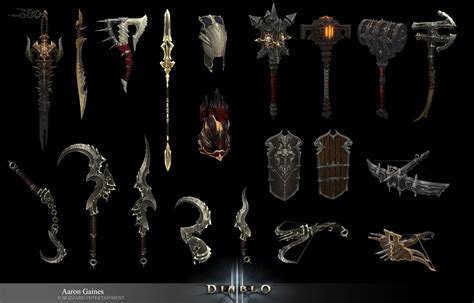 Diablo 3 Crusader Weapons