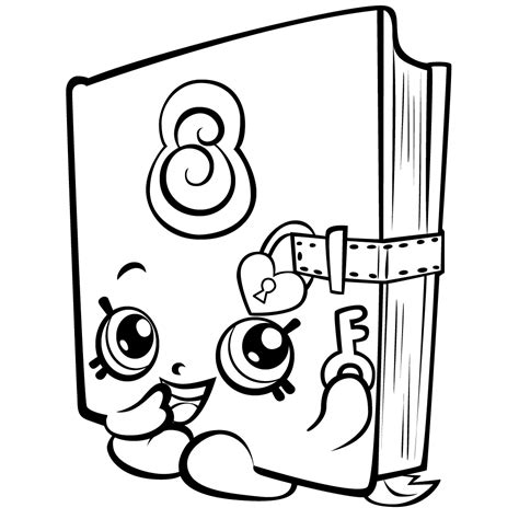 Shopkins Coloring Pages Best Coloring Pages For Kids Stellapreece