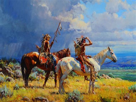 Native American Western Indian Art Artwork Painting People