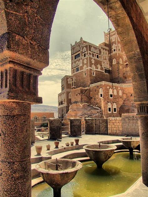 Dar Al Hajar Palace Sanaa Yemen Yemen Architecture Yemen Sanaa
