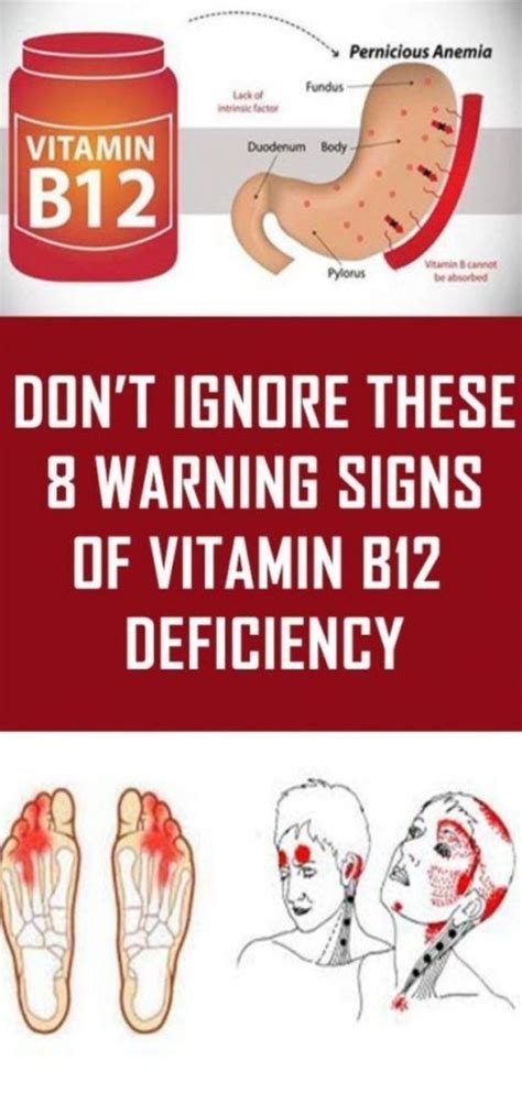 8 Warning Signs Of Vitamin B12 Deficiency B12 Deficiency Signs