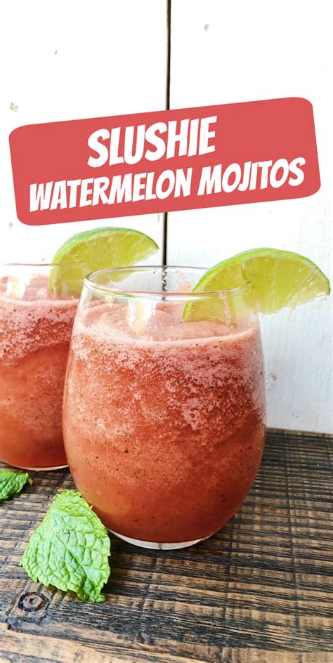 Slushie Watermelon Mojitos Recipe From Slushie