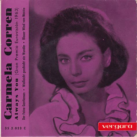 Carmela Corren Always You Gran Premio Eurovisión 1963 1963 Vinyl