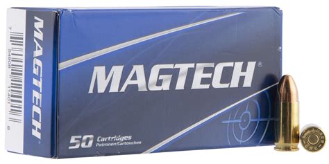 Magtech 9a Rangetraining 9mm Luger 115 Gr Full Metal Jacket Fmj 50