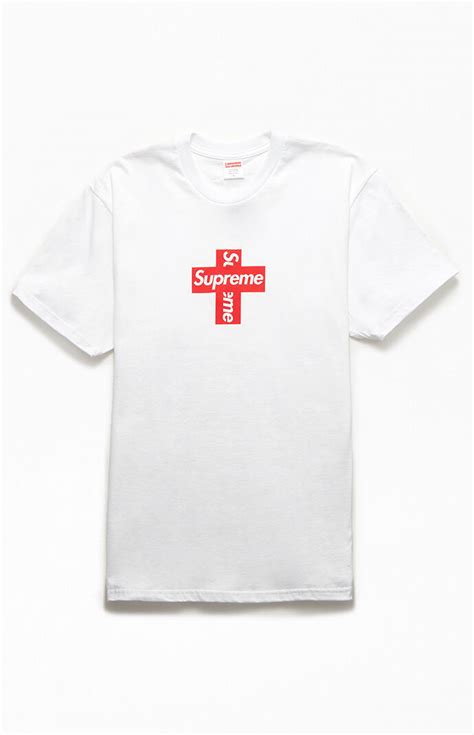 Supreme Cross Box Logo T Shirt Pacsun