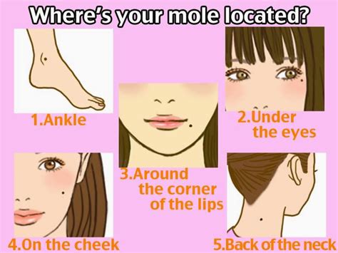 Moles on face, neck, back. Moles and Meaning - About Ur Futurity