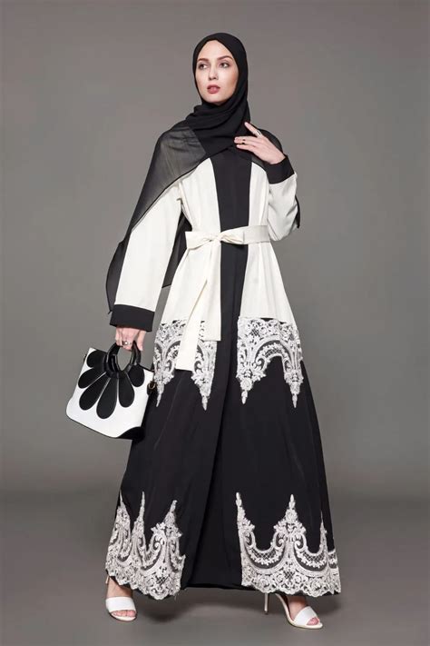 2018 Plus Size 5xl Arab Elegant Abaya Kaftan Islamic Fashion Muslim