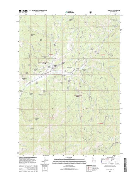 Mytopo Idaho City Idaho Usgs Quad Topo Map