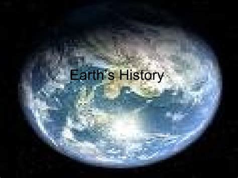 Earths History